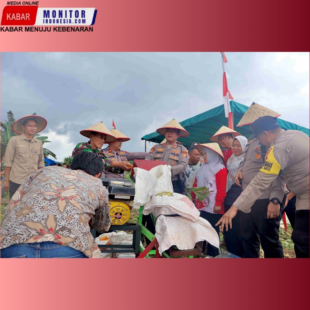 Polres Pelalawan Panen Raya Jagung di Pelalawan, Dukung Program Ketahanan Pangan