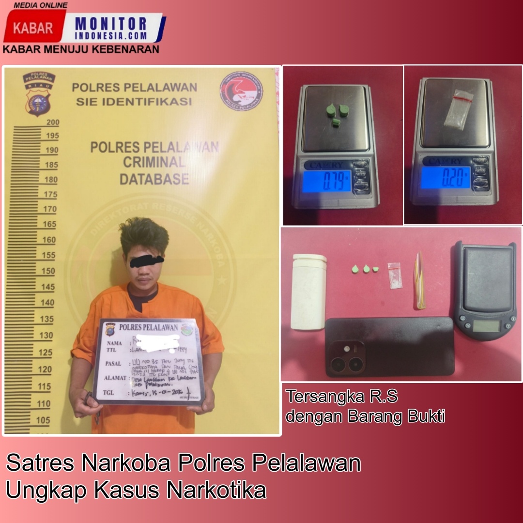 Satres Narkoba Polres Pelalawan Ungkap Kasus Narkotika