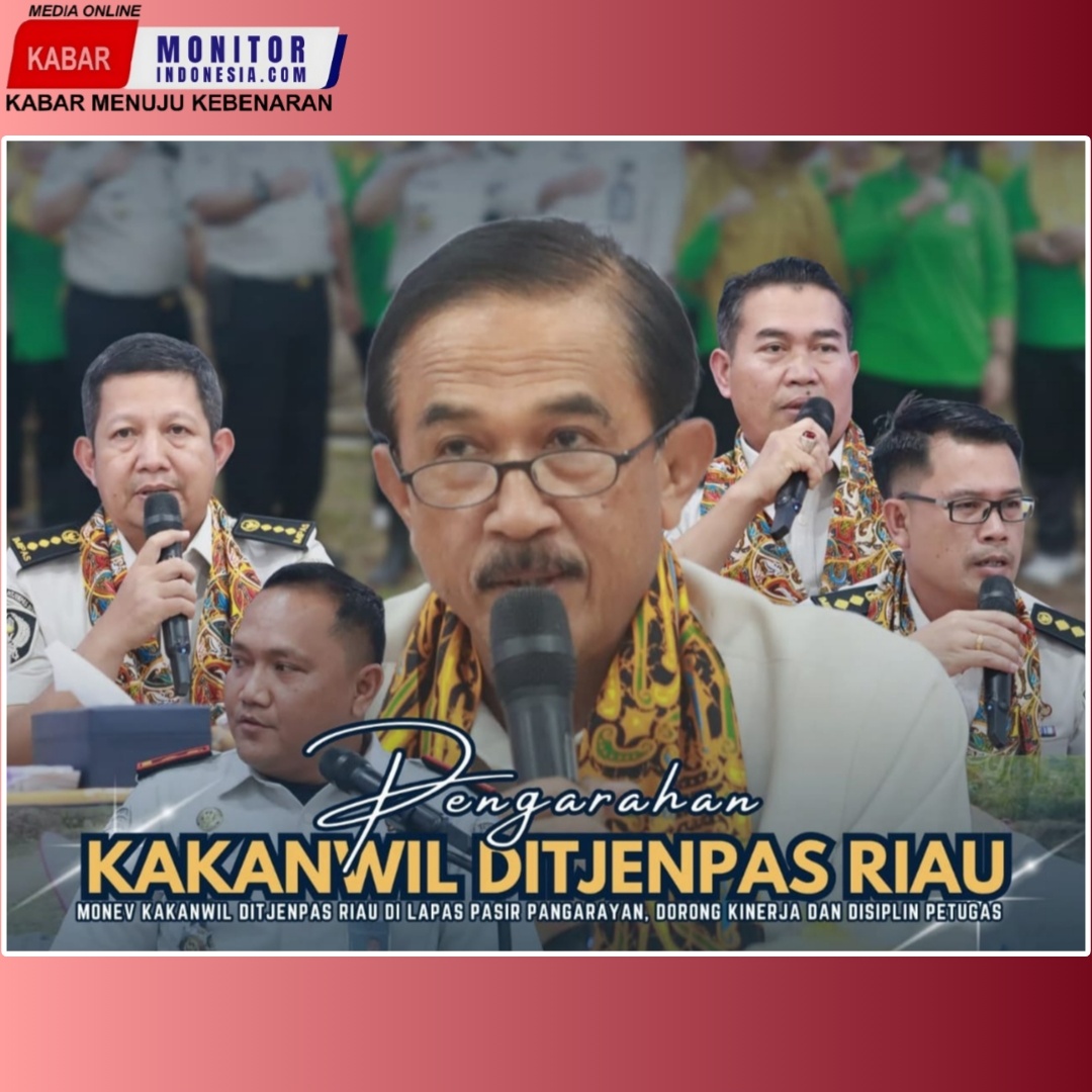 Monev Kakanwil Ditjenpas Riau di Lapas Pasir Pangarayan, Dorong Kinerja dan Disiplin Petugas