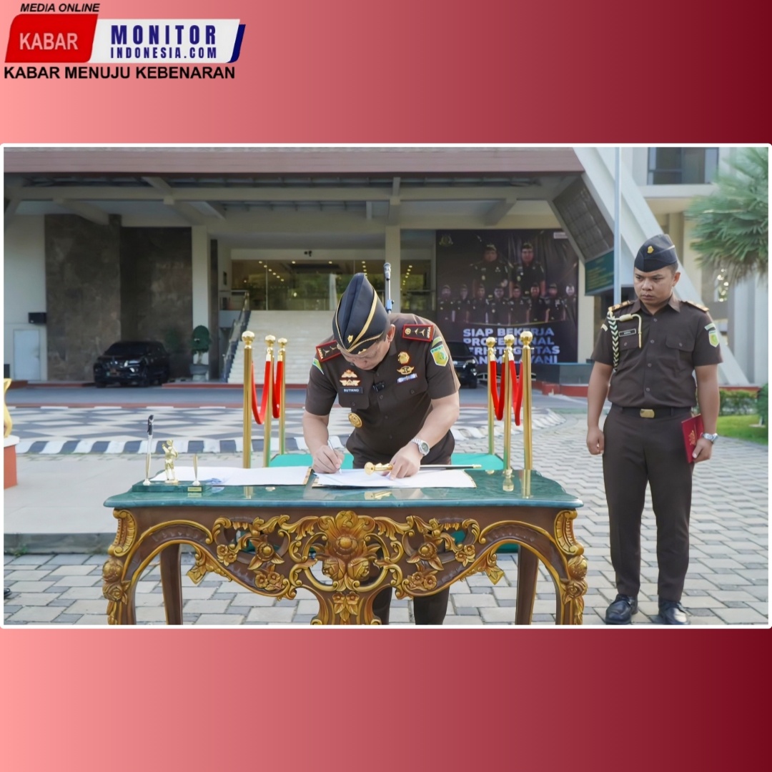 Wujudkan Birokrasi Bersih Dan Melayani, Kejati Riau Gelar Apel Dan Penandatanganan Fakta Integritas Menuju WBBM 2026