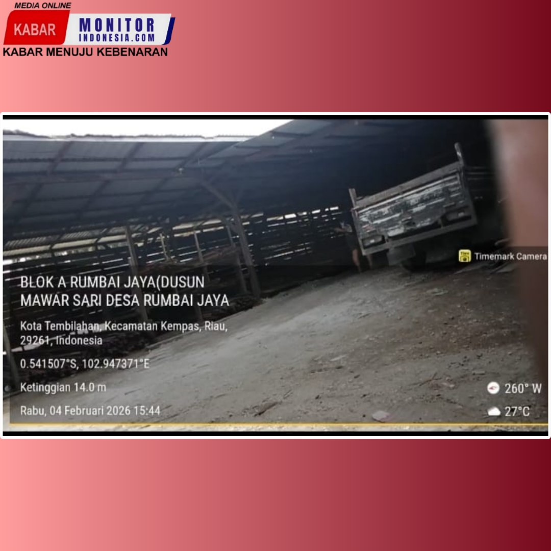 Diduga Panglong/Sawmill Kayu Ilegal Kebal Hukum, Aktivitas “Illegal Logging” Bebas Beroperasi di Desa Rumbai Jaya
