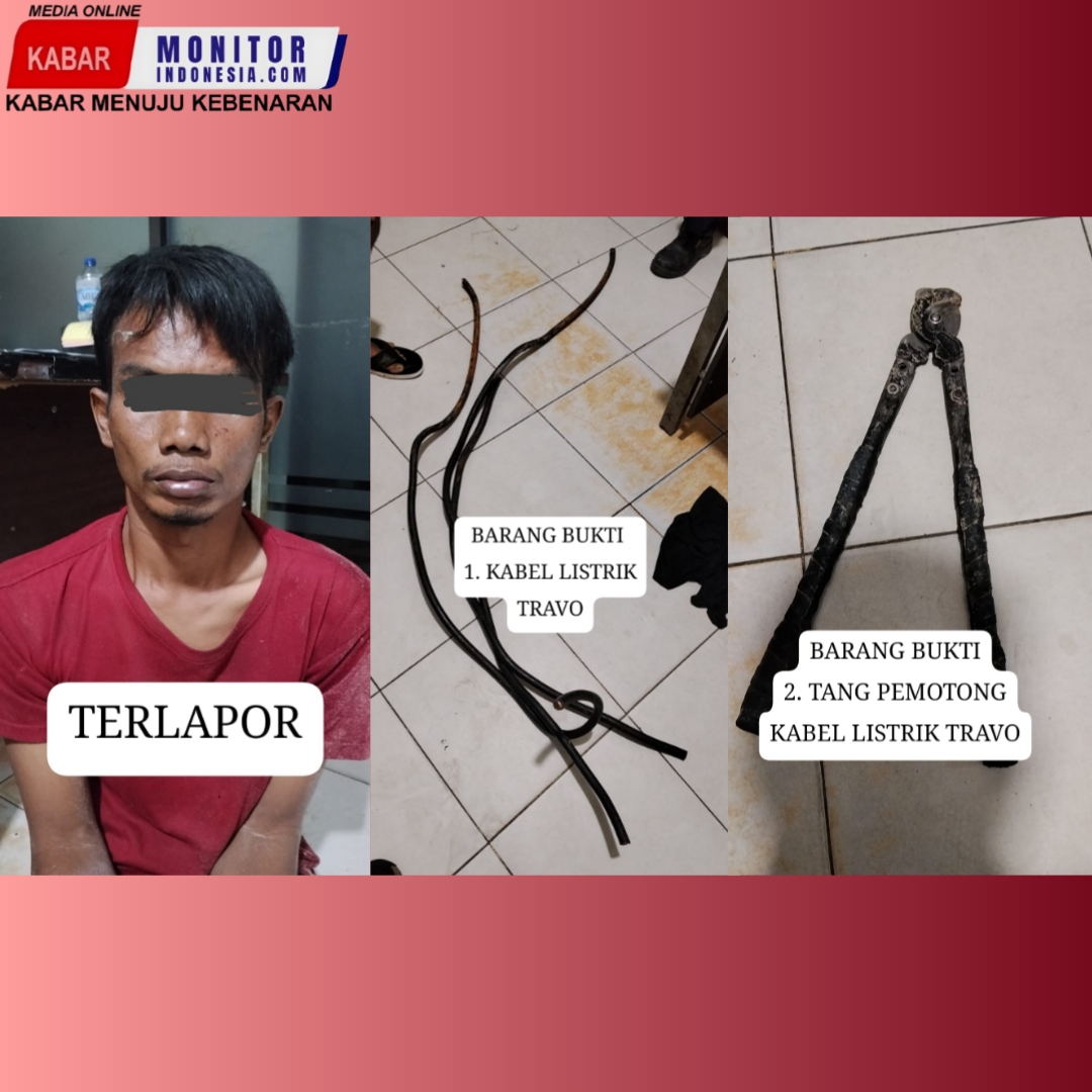Pelaku Pencuri Kabel Listrik Perumda Tuah Sekata Terbongkar, Warga Tangkap Pelaku di Perumahan Marbun