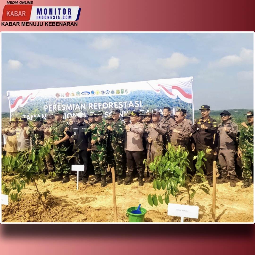 Langkah Nyata Selamatkan TNTN, Danrem 031/WB Reforestasi Mutlak di Dukung Semua Pihak