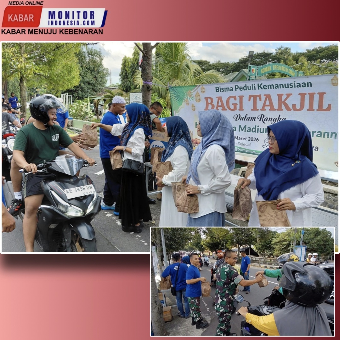 Bisma Madiun Gelar Aksi Sosial Bagi-Bagi Takjil