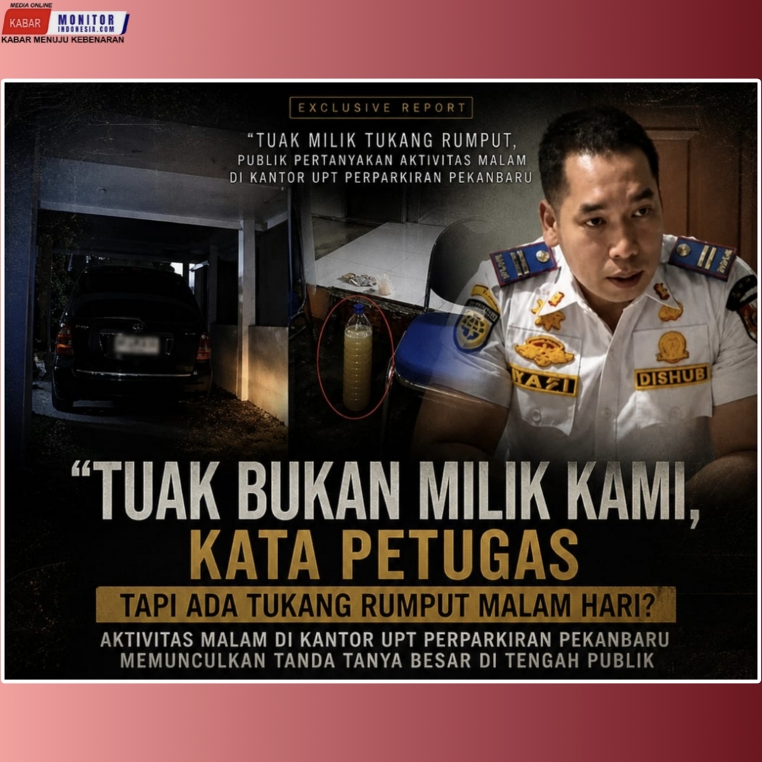 Alasan “Tuak Milik Tukang Rumput” Muncul, Publik Pertanyakan Aktivitas Malam di Kantor UPT Perparkiran Pekanbaru