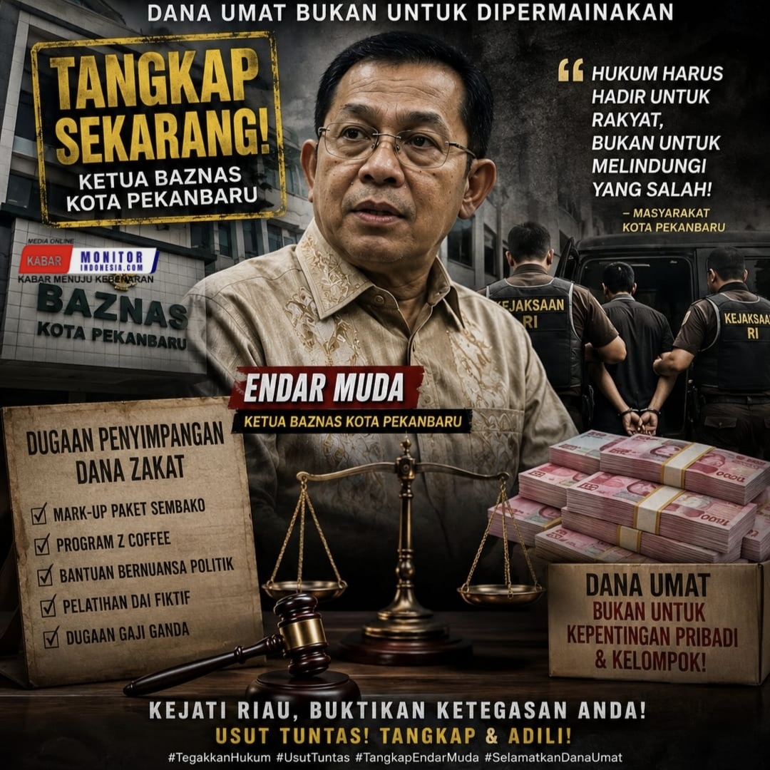 Kasus Dugaan Korupsi Baznas Pekanbaru Kembali Memanas, Pernyataan “Sudah SP3” Dipertanyakan Publik